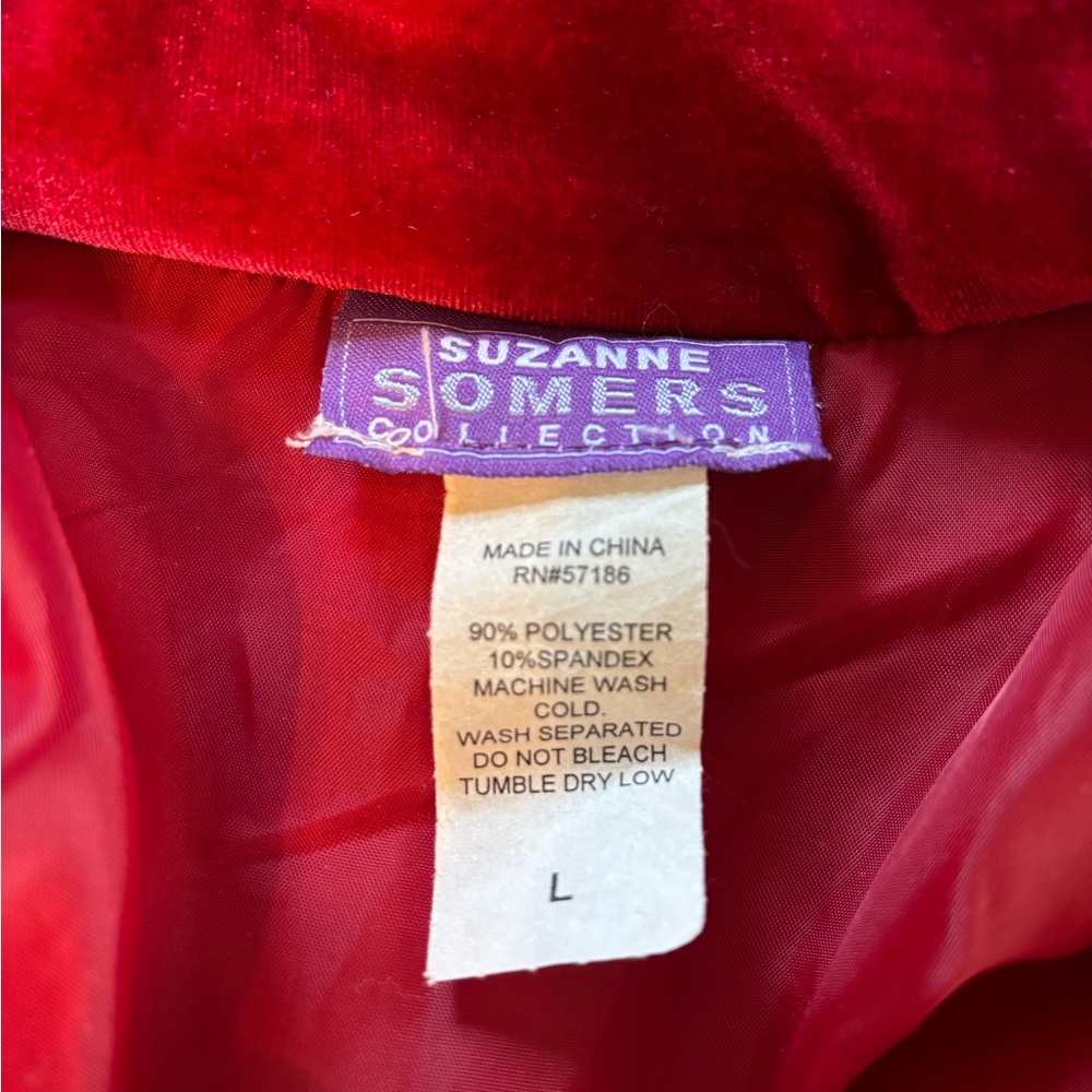 Vintage Suzanne Somers Velvet coat - Picture 4 of 8